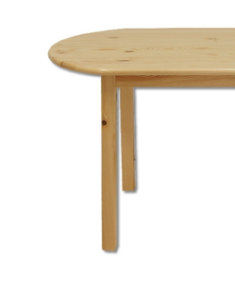 Jídelní stoly Jídelní stůl MEŠENT, 150x75x75 cm, masiv borovice, moření: …