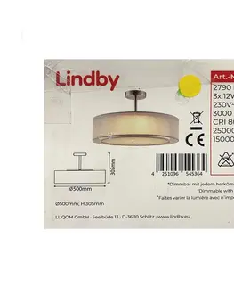 Svítidla Lindby Lindby - LED Stmívatelný lustr na tyči PIKKA 3xLED/12W/230V 