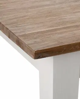 Stoly Stůl Milton white&natural 200x100x78cm