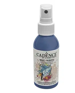 Hračky CADENCE - Textilná farba v spreji,tm. tyrkys, 100ml