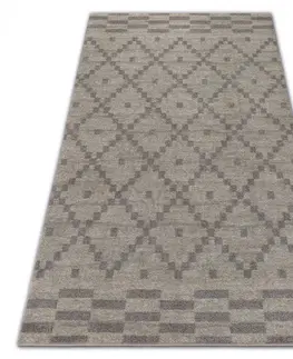 Koberce a koberečky Dywany Lusczow Kusový koberec SOFT RUTA krémovo-béžový, velikost 120x170