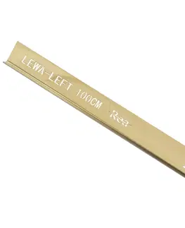 Sprchové kouty REA Spádová lišta pravá, 100cm zlatá  kartáčovaná REA-K3217