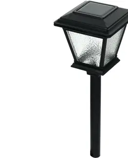 Zahradní lampy Retlux RGL 113 Solární zapichovací svítidlo černá, 1x LED teplá bílá