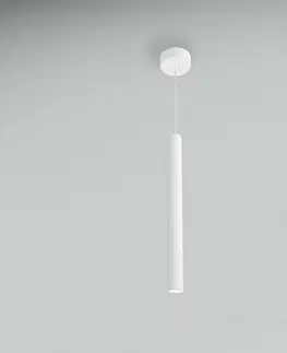 Klasická závěsná svítidla CENTURY Závěsné LED svítidlo STYLO válcové bílé 33x500mm 5W 230V 60d 4000K IP20 závěs 150cm