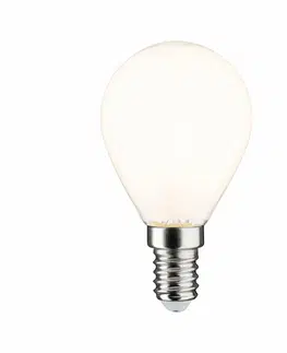 LED žárovky PAULMANN Klasická White LED kapka E14 4,5W 2700K stmívatelné opál