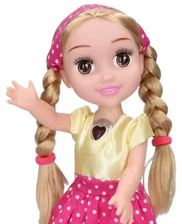 Hračky panenky WIKY - Zpívající panenka Míša Růžičková 33 cm - CZ obal, TV reklama