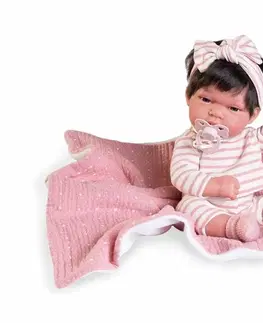 Hračky panenky ANTONIO JUAN - 60146 TONETA - realistická panenka s celovinylovým tělem - 33 cm