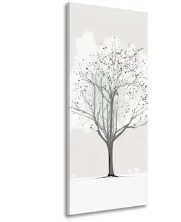 Obrazy stromy a listy Obraz zimní koruna stromu