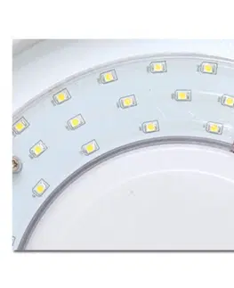 Klasická stropní svítidla Ecolite LED sv., bílé, IP44, max.18W, 1480 lm W131/LED/B-3000
