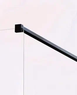 Sprchové kouty HOPA Walk-in sprchový kout LAGOS BLACK BARVA rámu Černá, Rozměr A 80 cm BCLAGO80BC