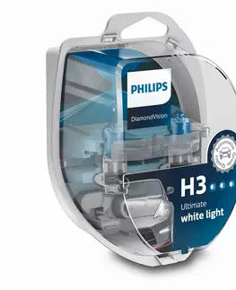 Autožárovky Philips H3 12V 55W PK22s DiamondVision 2ks 12336DVS2