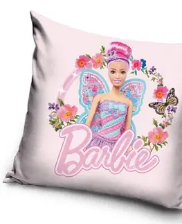 Povlečení Carbotex Povlak na polštářek Barbie Motýlí Princezna, 40 x 40 cm
