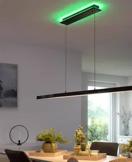 Inteligentní lustry Q-Smart-Home Paul Neuhaus Q-ARIAN LED závěsné světlo, antracit