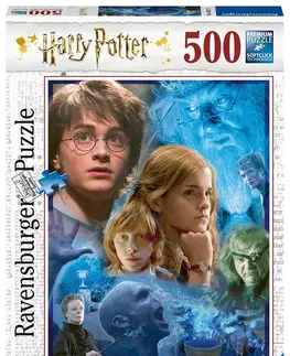 Hračky puzzle RAVENSBURGER - Harry Potter v Bradavicích 500 dílků