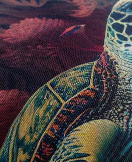 Obrazy podmořský svět Obraz surrealistická želva