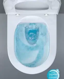 Záchody DURAVIT ME by Starck Závěsné WC se sedátkem SoftClose, Rimless, HygieneGlaze, bílá 45790920A1