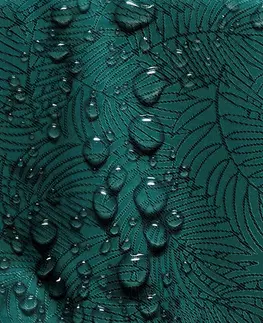 Ubrusy Kulatý ubrus AmeliaHome GAIA lahvově zelený, velikost r150x150