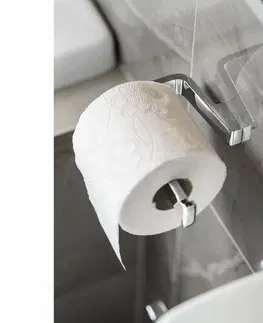 WC štětky GEDY A82413 Samoa držák toaletního papíru bez krytu, chrom