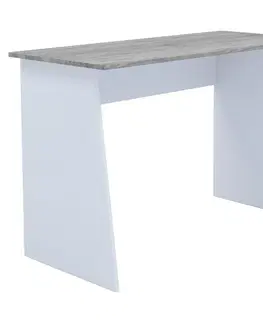 Psací stoly Písací Stôl Masola Maxi 110cm Bílá/dub