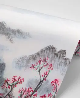 Samolepící tapety Samolepící tapeta tradiční čínská malba země