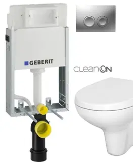 WC sedátka Cersanit GEBerit Kombifixbasic s tlačítkem Delta 25 110.100.00.1 21MA AT1