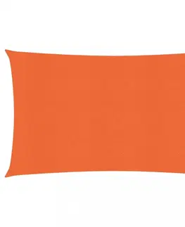 Stínící textilie Stínící plachta obdélníková HDPE 2,5 x 2 m Dekorhome Oranžová