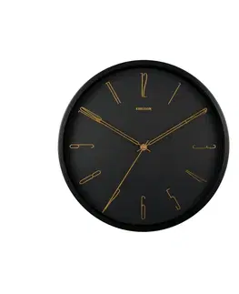 Hodiny Karlsson 5898BK designové nástěnné hodiny