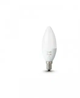 LED žárovky PHILIPS HUE Hue White and Color Ambiance Bluetooth LED žárovka E14 set 2ks 8719514356719 2x4W 2x470lm 2000-6500K RGB