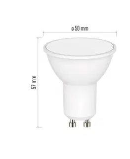LED žárovky EMOS Chytrá LED žárovka GoSmart MR16 / GU10 / 4,8 W (35 W) / 400 lm / RGB / stmívatelná /Zigbee ZQZ832R