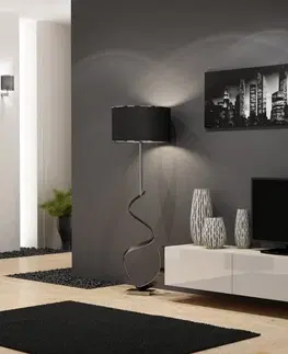 TV stolky Artcam TV stolek VIGO 140 Barva: černá/bílý lesk