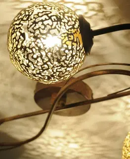 Designová stropní svítidla PAUL NEUHAUS Stropní svítidlo, venkovské, klasické, 4-ramenné, PN 6395-48