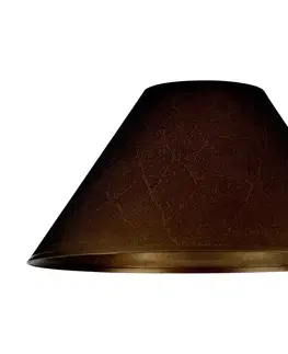 Lampy  Náhradní stínidlo E14 210x110 mm tmavě hnědá 