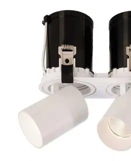 LED podhledová svítidla Light Impressions Deko-Light stropní vestavné svítidlo Rigel Mini Roa Double 21-22V DC 22,00 W 3000 K 1390 lm 197 mm bílá  565313