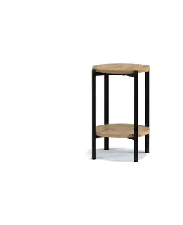 Barové stolky ArtGiB Příruční stolek SIGMA D SM-04 | dub artisan