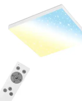 Chytré osvětlení BRILONER Hvězdné nebe CCT svítidlo LED panel, 45cm, 24 W, 2500 lm, bílé BRILO 7382-016