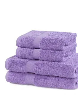 Ručníky Sada světle fialových ručníků DecoKing Niki
