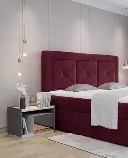 Postele Artelta Čalouněná manželská postel IDRIS | 160 x 200 cm Barevné provedení IDRIS: Dora 28