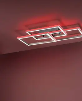 Stropní svítidla Paul Neuhaus Paul Neuhaus Helix LED stropní světlo 3 rámy 82cm