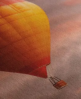 Obrazy zátiší Obraz přelet balónů nad horami