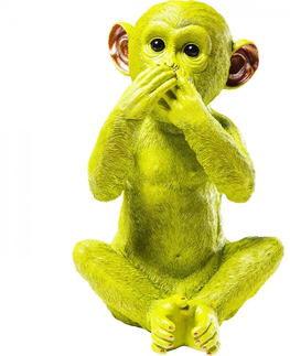Pokladničky KARE Design Pokladnička Monkey Iwazaru 35 cm - zelená