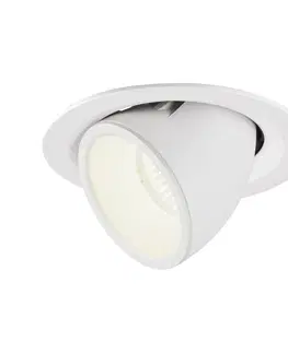 LED podhledová svítidla SLV BIG WHITE NUMINOS GIMBLE M zápustné stropní svítidlo bílé 4000 K 40° 1005970