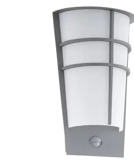 Zahradní lampy Eglo Eglo 96017 - LED Venkovní nástěnné svítidlo se senzorem BREGANZO 1 2xLED/2,5W IP44 