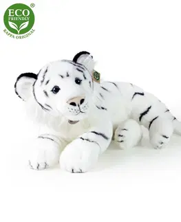 Plyšáci Rappa Plyšový tygr bílý, 60 cm ECO-FRIENDLY