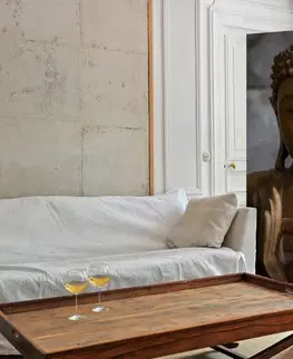 Paravány Paraván Buddha Dekorhome 135x172 cm (3-dílný)