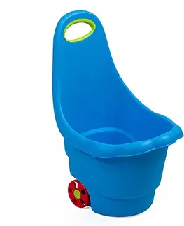 Hračky na zahradu BAYO - Dětský multifunkční vozík Sedmikráska 60 cm modrý