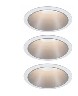 Podhledové světlo Paulmann Paulmann Cole LED spotlight, stříbro-bílý, 3ks