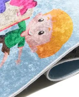 Dětské koberce Dětský koberec s motivem dětí a malou násobilkou