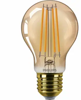 Žárovky Philips LED filament žárovka E27 A60 3,1W (25W) 1800K nestmívatelná, jantarová