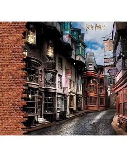 Tapety Dětská fototapeta Harry Potter Diagon Alley 252 x 182 cm, 4 díly