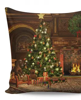 Polštáře Hanah Home Vánoční dekorační polštář se stromečkem VASO 43x43 cm 